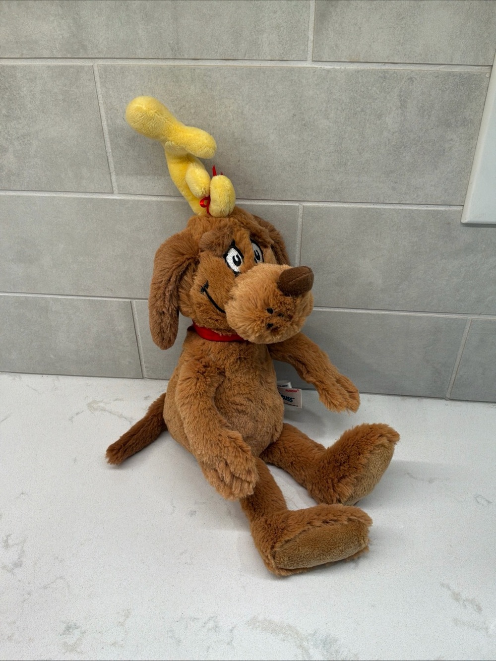 Dr Seuss The Grinch Max the Dog 15” Plush Aurora